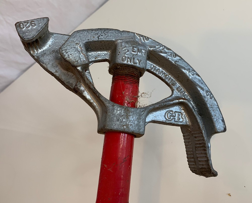 GB Electrical Hand Bender 920H Malleable Iron Bender 1/2&rdquo; Thinwall Conduit