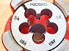 NEW RIDGID 00-RB 3/4&Prime; &ndash; 16 NF Bolt Threader Die Head Complete NOS FREE SHIPPING