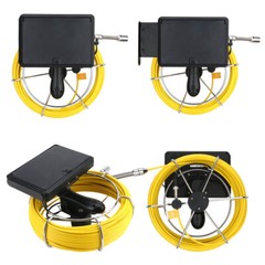 10M Handheld Pipe Sewer Inspection Camera Video Camera Meter Counter 7&Prime; Monitor
