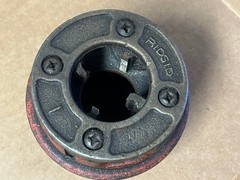 RIDGID 1&Prime; pipe threading die stamped 12R
