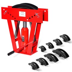 Hydraulic Pipe Bender 16 Ton Manual Pipe Bending Tool with 8 Dies