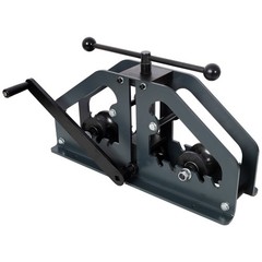 3-in-1 Pipe Bender w/ 3 Dies for Tube Up to 1.5&Prime; Green Manual Rolling Machine