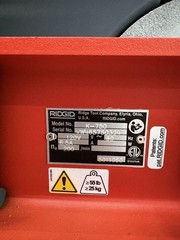 RIDGID K-750 Drain Cleaning Snake Auger Drum Machine For 5/8&rdquo; Or 3/4&rdquo; Cable READ