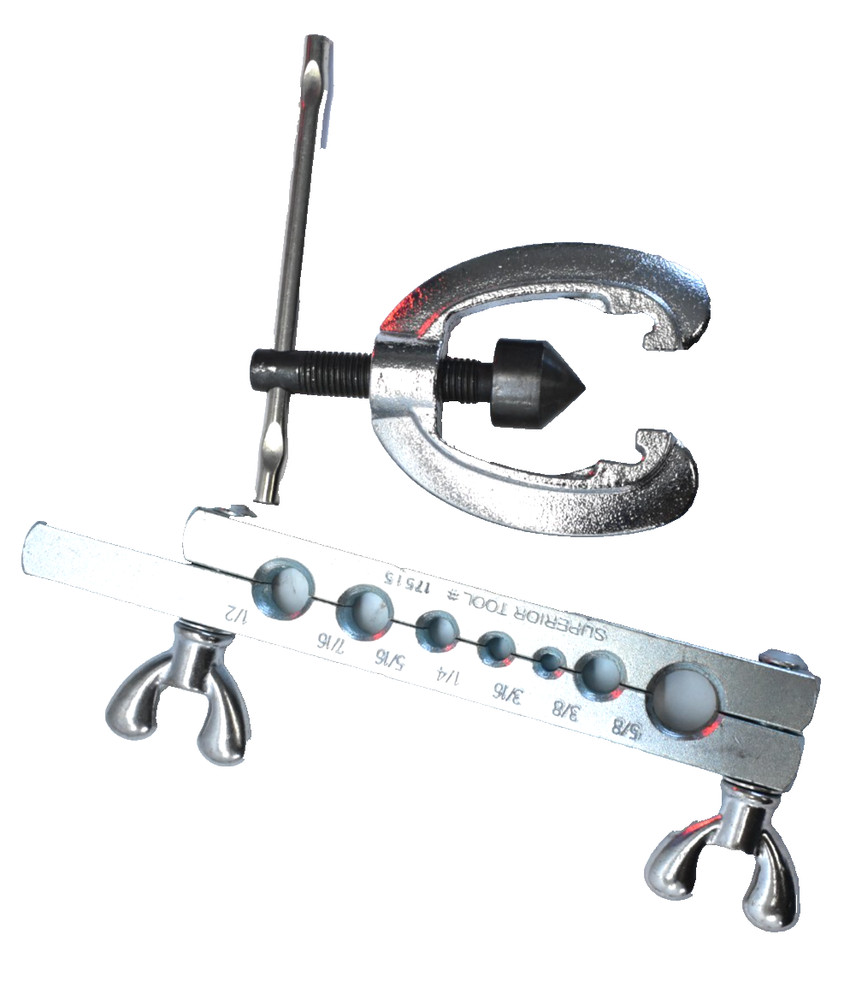 Superior Tool Professional Flaring Tool 2 Piece Long Handle Tool 17515
