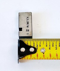 VARGUS 6-32 UNC Thread Chaser Die Set HSS Geometric 9/16 D Hook 10 Chamfer 33