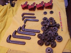 RIDGID PIPE CUTTER WHEELS AND PIPE WRENCH PARTS LOT F-3-S F-229 No. 1-2 ETC