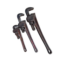 Ridgid Lot (3) Vintage Drop Forged Pipe Wrenches USA Ridge Tool Co 10&rdquo;, 14&rdquo;, 18&rdquo;