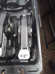 RIDGID RP 241 PRO PRESS TOOL KIT W/ BATTERIES, CHARGER, 1/2&rdquo;,3/4&rdquo;,1&rdquo; JAW & CASE