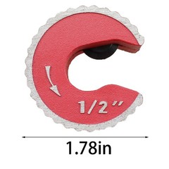 1/2 Inch Red Aluminum Alloy Adjustable Tight Pipe Cutter for Cutting Copper a&hellip;