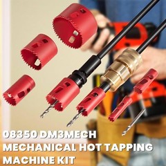 Replace for 08350 Mechanical Hot Tapping Machine Complete Kit for NPT 300 psi