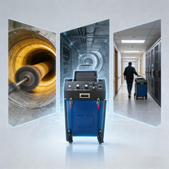 Air Duct Cleaning Suction Machine 110V 2.8KW Commercial Ventilation Cleaning