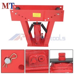 16T Hydraulic Pipe Bender Manual Copper Exhaust Tube Bender Tool with 8 Dies