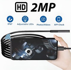 Pipe Inspection Camera Endoscope Video Sewer Drain Cleaner Waterproof Snake USB