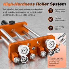 Sheet Metal Bender 2 Station Sheet Metal Roller Tool, 7 in Metal Roofing Tools f