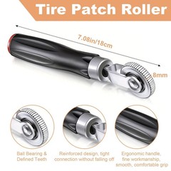 Tire Repair Patch Tool Kit Includes 24PCS Tire Patch Plugs(1.42&Prime;&1.81&Prime;&2.36&Prime;)&hellip;