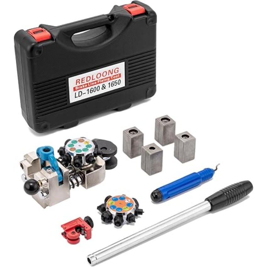 Professional Brake Line Flaring Tool- 45/37 Degree Set &ndash; Single, Bubble,new pro