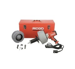 RIDGID K-45-5 (36023) Sink Machine w/ C-1IC & C-6, Tools, Case (115V)
