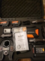 VEVOR 1/2&Prime; &ndash; 2&Prime; 18V Pro Press Tool with Brushless Motor & 6 Pro Press Jaws