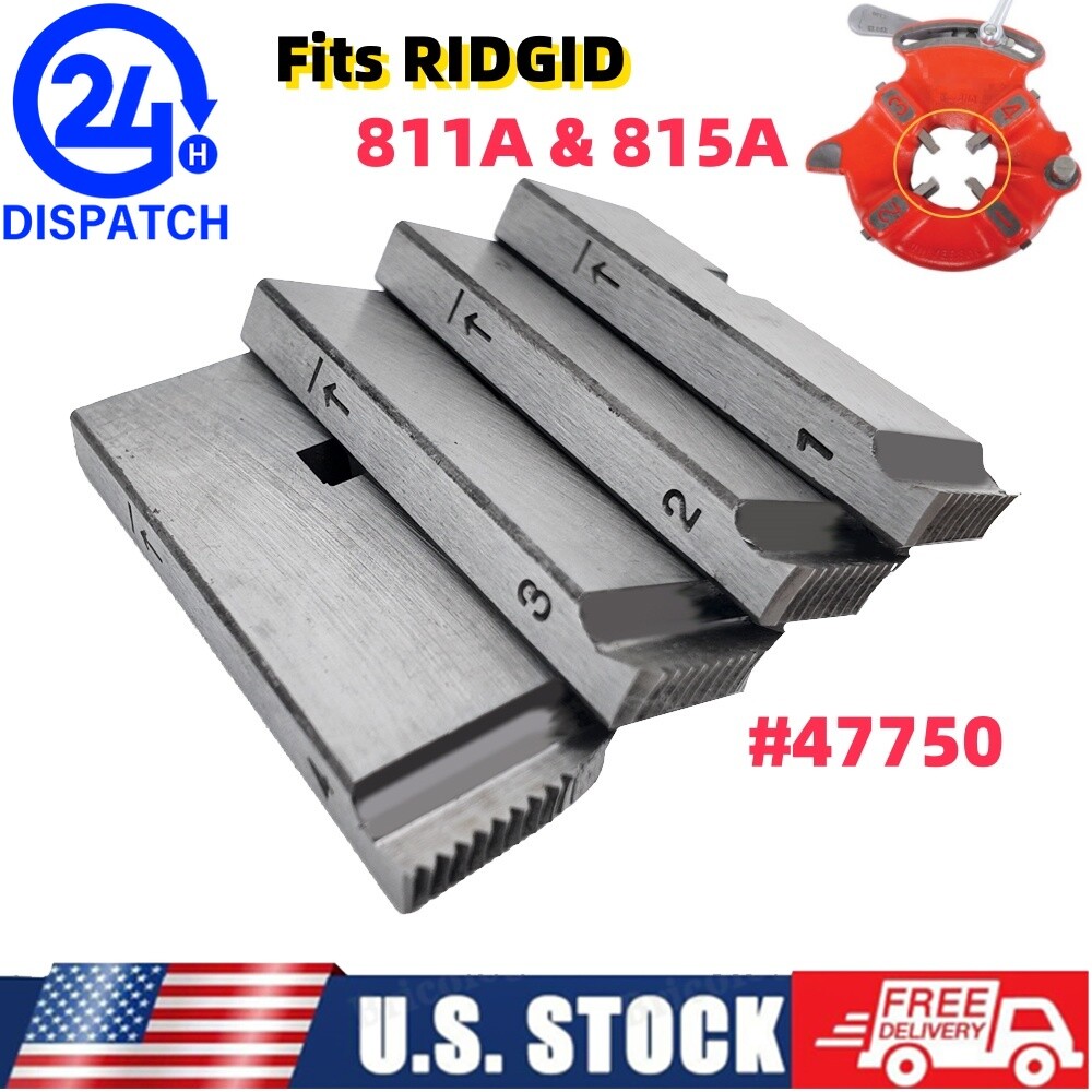 For Ridgid 811A and 815A 1in-2in Alloy Steel Pipe Threading Dies NPT #47750