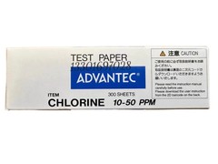 1PC residual chlorine test paper 10-50PPM 7x40mm 300 strips/box