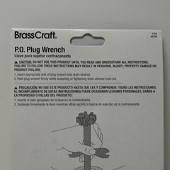 Brass Craft P.O. Plug Wrench T419 BrassCraft T419 026613166865