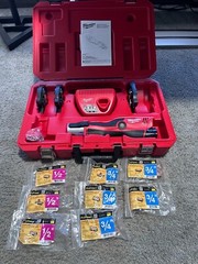 Milwaukee Tool 2473-20 M12 Force Logic Press Tool Kit W/Jaws + Couplings