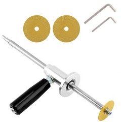 BJinegely Inside PVC Pipe Cutter, 7-Inch Adjustable Cutting Depth, Silver