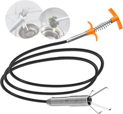 New Upgrade 35 Inch Drain Snake Hair Drain Clog Remover Tool &ndash; Sink Drain Cleane