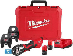 M12 FORCE LOGIC Press Tool Kit W/ ONE-KEY with 1/2&Prime; &ndash; 1&Prime; CTS-V Jaws by