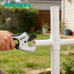 PROWIN Ratcheting PVC Pipe Cutter, 2-1/2&Prime; Capacity with SK5
