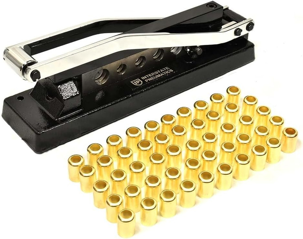 H8-KIT1 Heavy-Duty Bench Crimper (H8) with Ferrules (50PK) 0.718 Inch ID X 1 Inc
