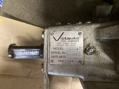 VICTAULIC MODEL VE226M ROLL GROOVER FOR 2&Prime; &ndash; 6&Prime; METAL PIPE RIDGID 300 SCH 10 /40