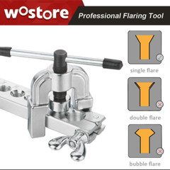 Flaring Tool Set Single Flare Tubing Pipe 7 Dies of 3/16-5/8 Inch Kit in HVAC fo