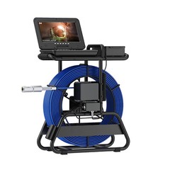 100M Pipe Inspection Camera Sewer Camera 512HZ Meter Counter 32mm Rotate Lens