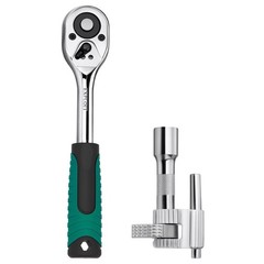 3/8&Prime; Tub Drain Removal Tool with Ratchet Wrench for Bathtub & Sink Plumbing Repa