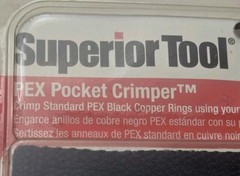 BRAND NEW SEALED SUPERIOR TOOL 07100 PEX POCKET CRIMPER