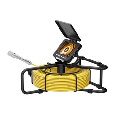 50M Sewer Pipe Inspection Video Camera, 23mm Drain Endoscope 16GB 5&Prime; Monitor