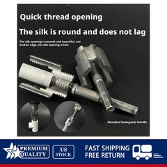 NEW Integrated Internal & External Pipe Threading-Tool PVC Pipe Threader Kit