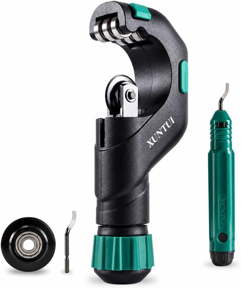 Cortador de Tubos Reforzado 3/16&rdquo;-2&rdquo; (5-50mm) con Herramienta Desbastadora