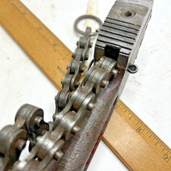 Vintage Reed Mfg Co No. CW14 Heavy Duty Bicycle Chain 2&Prime; Pipe Wrench Erie PA USA