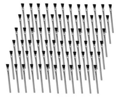 Oatey 30712 12 Acid Brushes 6&Prime; w/ Horsehair Bristles for Solder Flux Contact Cem