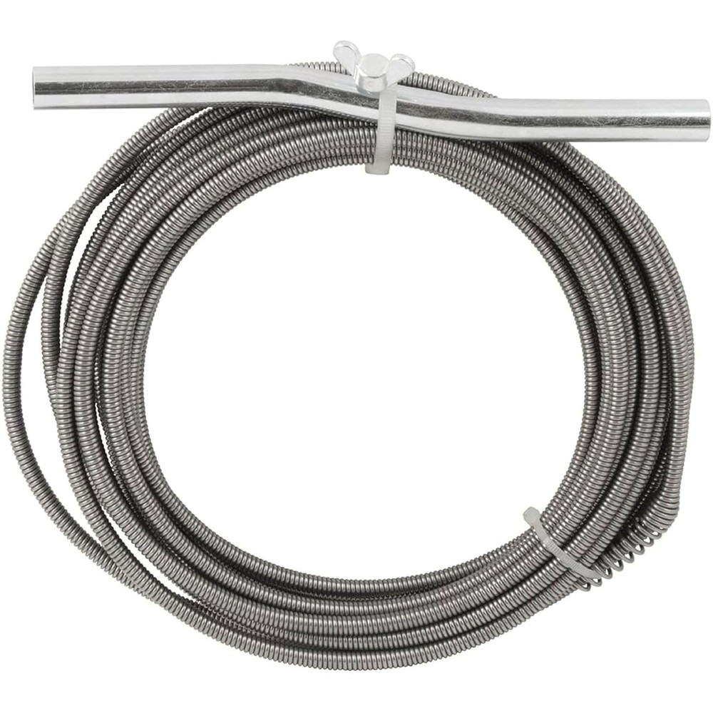 .25-In. Diameter Steel 25-Foot Light Auger for Small to Medium Drains 7710025, H