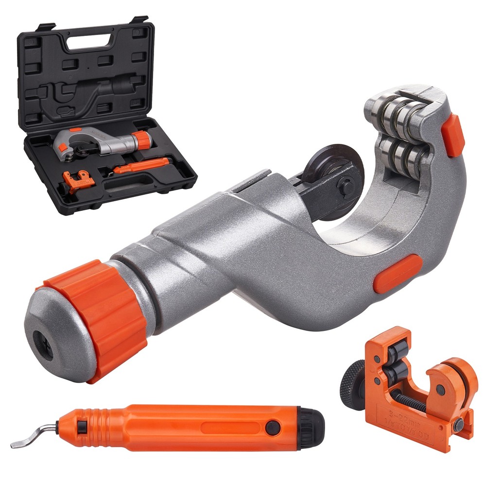 3PCS Tubing Cutter Set &ndash; Heavy Duty Pipe Cutter 3/16&Prime;-2&Prime;OD,Tube Cutter 1/8&Prime;-7/8&Prime;