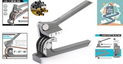 3-IN-1 Tube Bender for Copper, Brass, Aluminum, 1/4-3/8&Prime;, Grey
