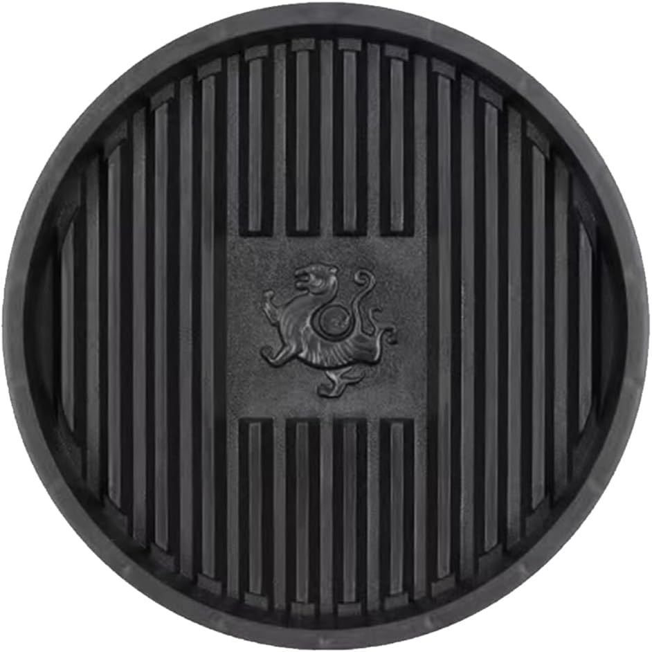 JHJEWH Plunger Tray Mat,Universal Toilet Holder Drip Black