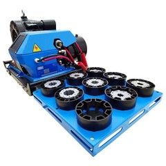 Hydraulic Hose Crimping Machine 12V Vehicle Hose Crimper 0.39&Prime;-2.40&Prime; 8 Set Dies