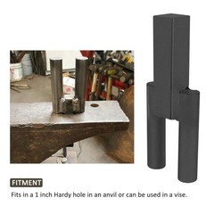 Blacksmith Hardy Anvil Tool 1&Prime; hardy Turning Bending Forge Scrolling Twisting