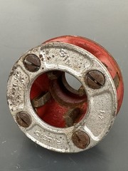 Pair of Ridgid 00-R 3/4&rdquo; & 1&rdquo; Pipe Threader / Threading Die Heads