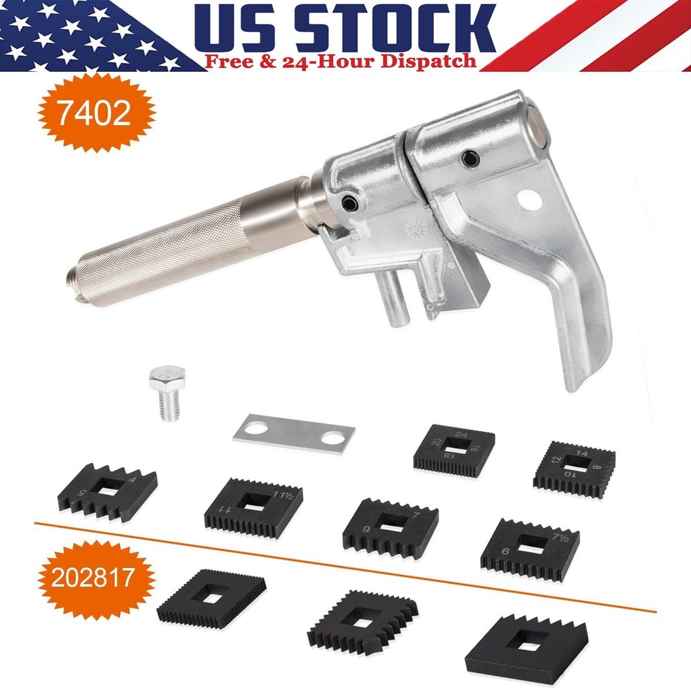 7402 Universal Outside Thread Chaser Repair Tool & 202817 Metric Die Set Black