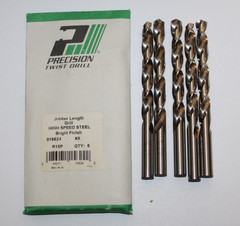 PRECISION TWIST DRILL 015624 X HSS JOBBER DRILL BIT 5 1/4&Prime;L &ndash; QTY OF 5 &ndash; NEW